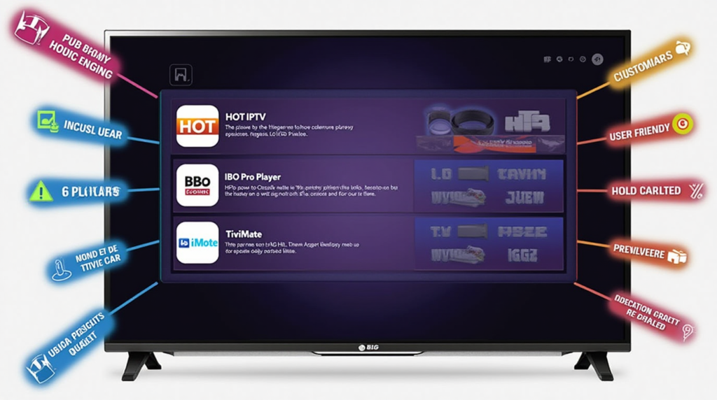 Recommended IPTV Apps for LG TV